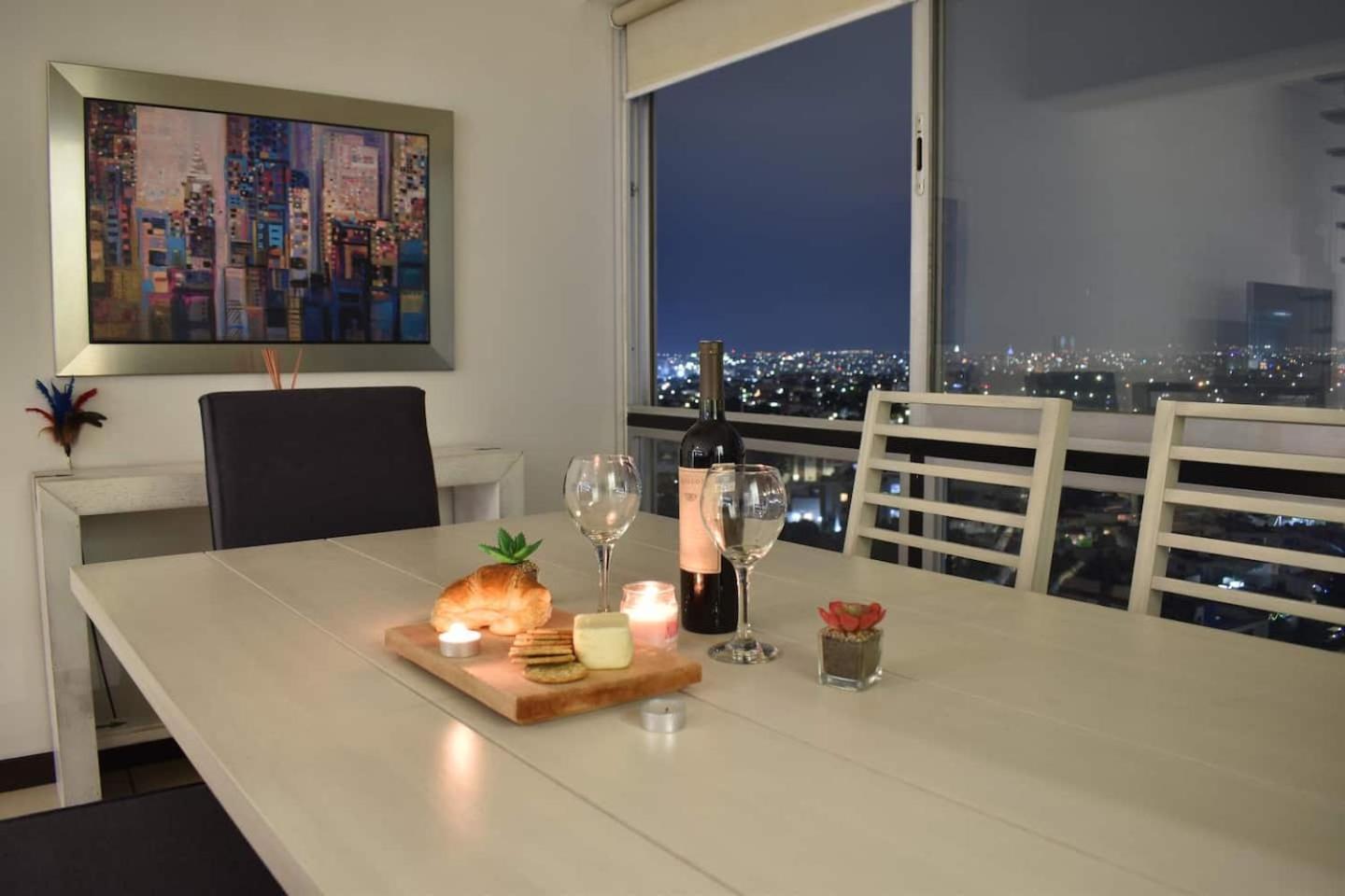 Apartamento Penthouse Espectacular Vista Cd A.C. Wifi 300Mbps Guadalajara Exterior foto